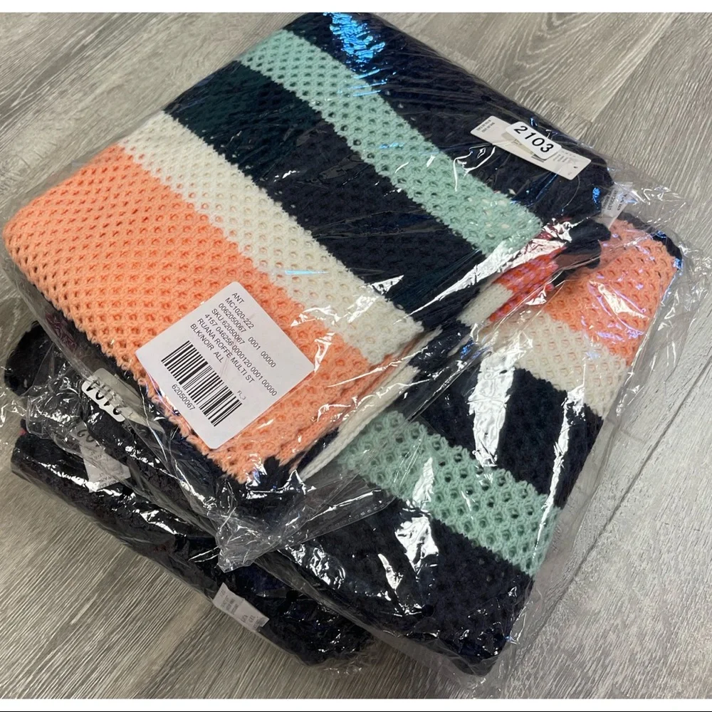 Anthropologie Striped Crochet Kimono NWT - Picture 6 of 6